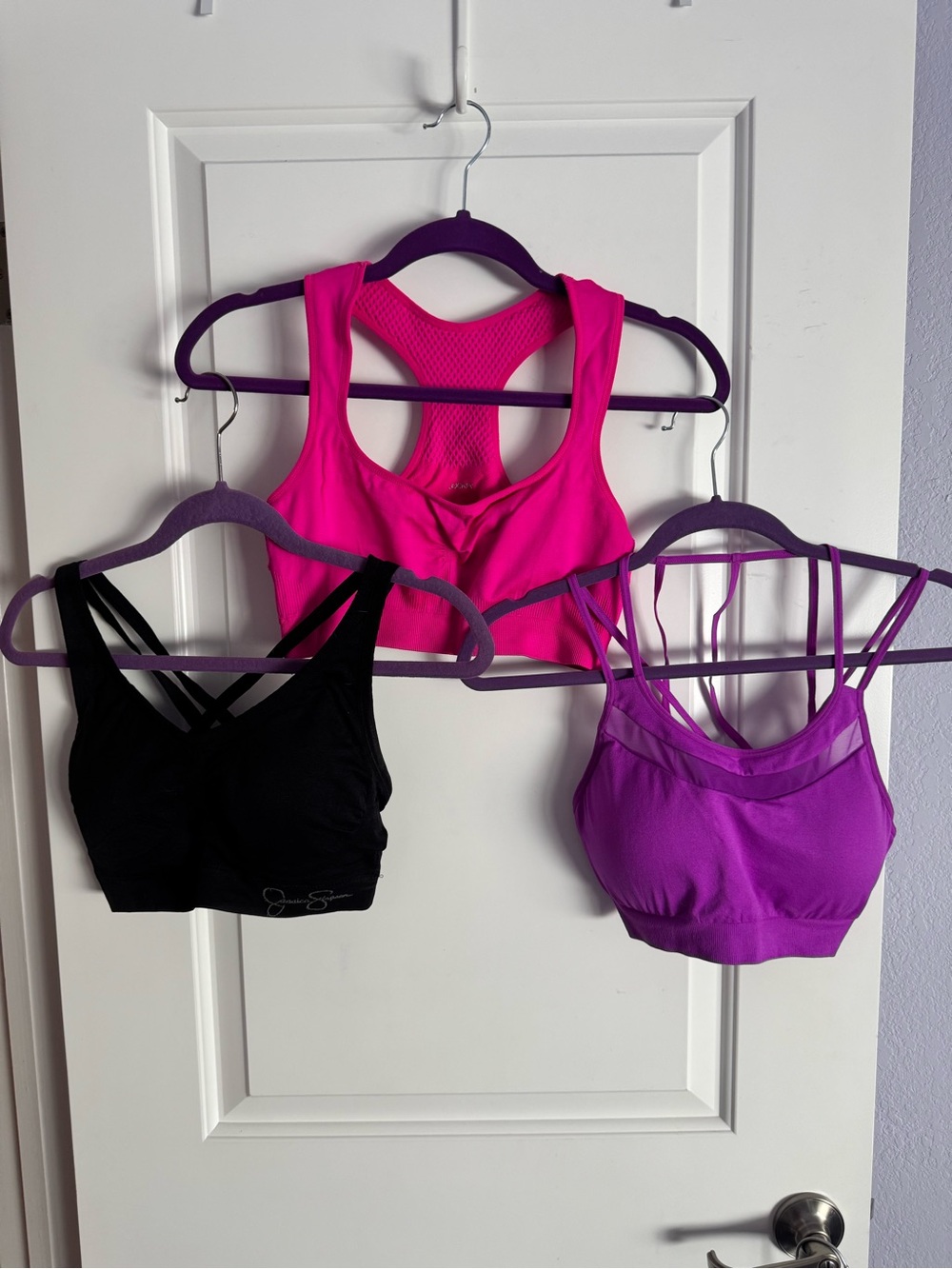 Sports bra 3 set, sz L, light support, NWOT